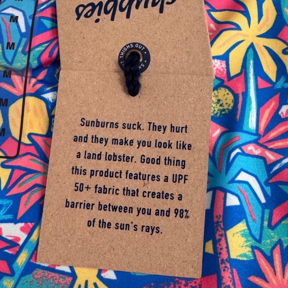 Chubbies Men's Lightweight Performance Polo 2.0 Medium "The Tropical Bunch" - Picture 9 of 13